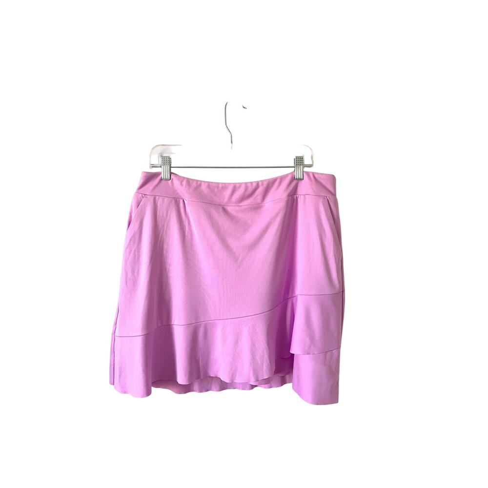 Greg Norman Golf Athleisure Skirt Skort Purple Pink Size XL NEW